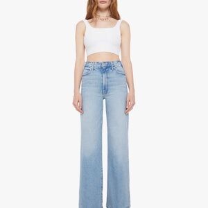 MOTHER Hustler Roller Sneak Wide Leg - I confess - size 26